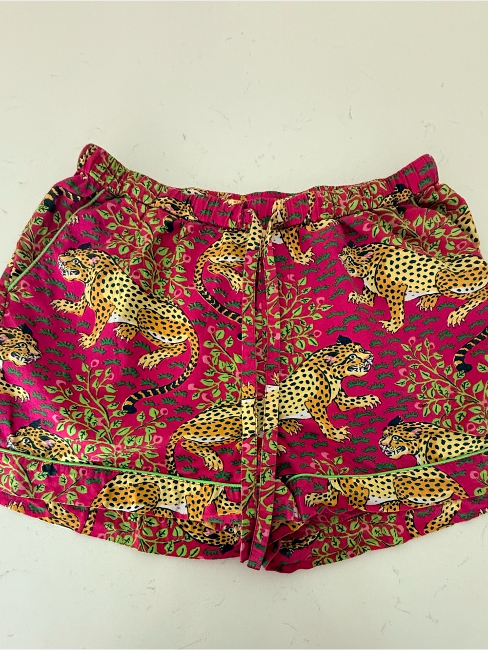 Print Fresh Pajama Set Womens XS Pink Bagheera Leopard 100% Organic Cotton - Picture 10 of 16